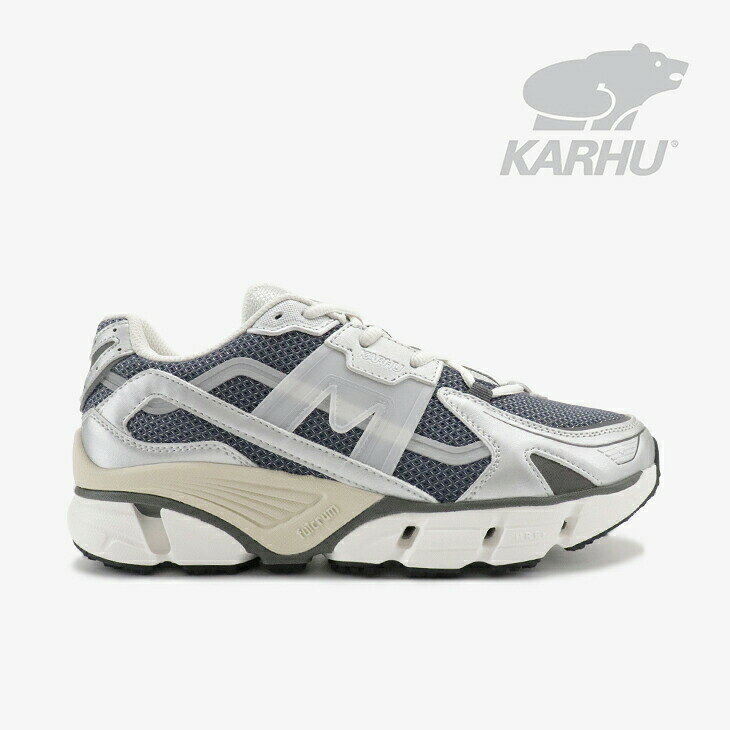 Rakuten - ・KARHU｜Super Fulcrum Vegan Retro Running/ カルフ/スーパー フルクラム レトロ ランニング/シルバーxヴィンテージインディゴ #