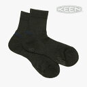 ・KEEN｜Wa-Shi Socks Quarter/ キーン/ワシ ソックス クォーター/ニューブラック #