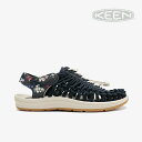 ＊{特典MK付} KEEN｜W Uneek/ キーン/ユニーク フラワープリント/スカイキャプテン #