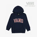 ＊VANS｜K Arch Logo Pullover Hoodie Sweat/ ヴァンズ/アーチ ロゴ プルオーバー フード スウェット/ネイビー #