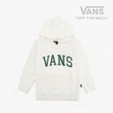 ＊VANS｜K Arch Logo Pullover Hoodie Sweat/ ヴァンズ/アーチ ロゴ プルオーバー フード スウェット/ホワイト