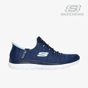 *SKECHERS|W Slip-Ins Summits Everyday Set/ スケッチャーズ/スリップインズ サミッツ エブリデイ セット/ネイビーxアクア #