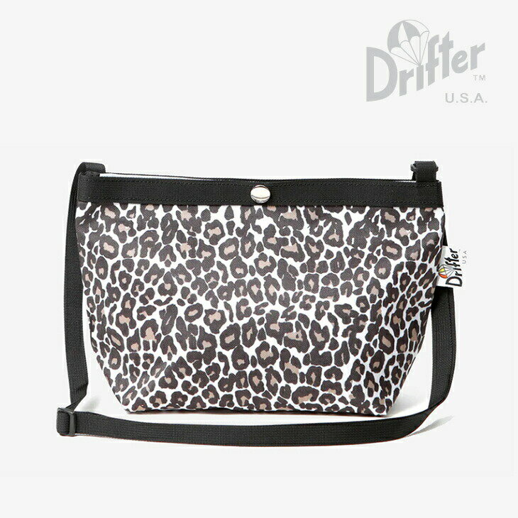 ・DRIFTER USA|Lenny Shoulder Pouch Animal Pattern Nylon/ ドリフター/レニー ショルダー ポーチ アニマル パターン ナイロン/スノーレオパードx #