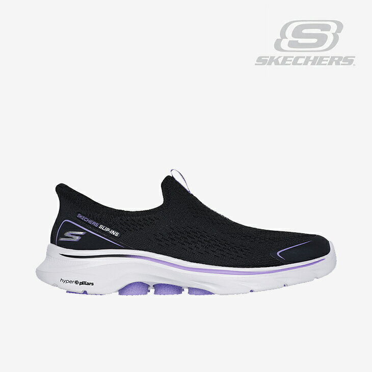＊SKECHERS｜W Slip-Ins Go Walk 7 Sarai/ スケッチャーズ/スリップインズ ゴーウォーク 7 サライ/ブラックxラベンダー #