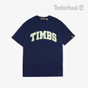 ・TIMBERLAND|Tokyo Design Collective TIMBS Logo SS T-Shirt/ ティンバーランド/トーキョー デザイン コレクティブ ロゴ ショートスリーブ Tシャツ/パトリオットブルー #