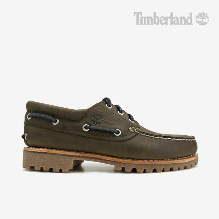 ・TIMBERLAND｜3 Eye Lug Handsewn Boat Shoe/ ティンバーランド/スリー アイ ラグ ハンドソーン ボート シュー/オリーブ #