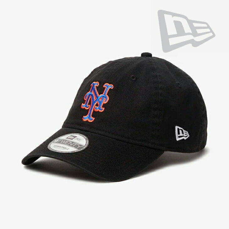 Rakuten - ・NEW ERA｜9Twenty MLB Side Patch New York Mets/ ニュー エラ/ナイントゥエンティ サイド パッチ ニューヨーク メッツ/ブラック #