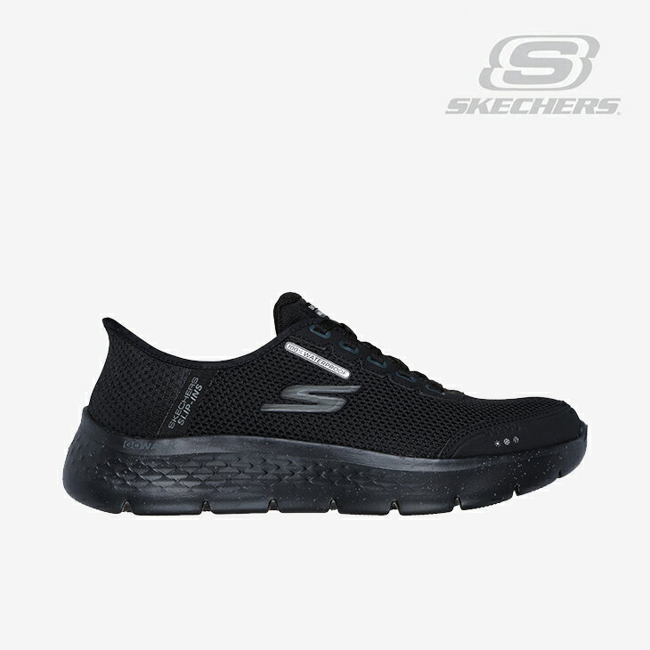 Rakuten - ：SKECHERS｜W Slip-Ins Go Walk Flex Clear Creek Wide Fit/ スケッチャーズ/スリップインズ ゴー ウォーク フレックス クリア クリーク ワイド フィット/ブラックxブラック #
