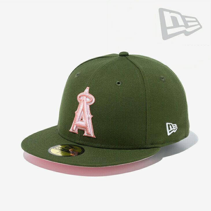 NEW ERA｜59FIFTY MLB Sakura Pink Pack Angels/ ニュー エラ/フィフティナインフィフティ サクラ ピンク パック エンジェルス/リーフグリーン