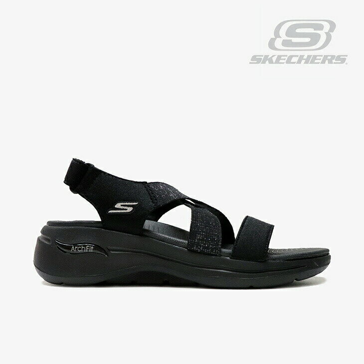 スケッチャーズ サンダル レディース ＊SKECHERS｜W Go Walk Arch Fit Astonish Sandal/ スケッチャーズ/ゴー ウォーク アーチ フィット アストニッシュ/ブラック #