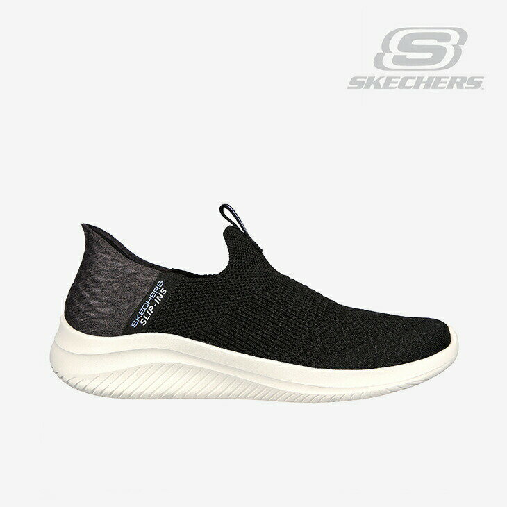 楽天GO ON・SKECHERS｜W Slip-Ins Ultra Flex 3.0 Smooth Step Wide Fit/ スケッチャーズ/ワイド スリップインズ ウルトラ フレックス スムース ステップ ワイドフィット/ブラック #