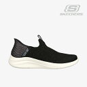 ・SKECHERS｜W Slip-Ins Ultra Flex 3.0 Smooth Step Wide Fit/ スケッチャーズ/ワイド スリップインズ ウルトラ フレックス スムース ステップ ワイドフィット/ブラック #