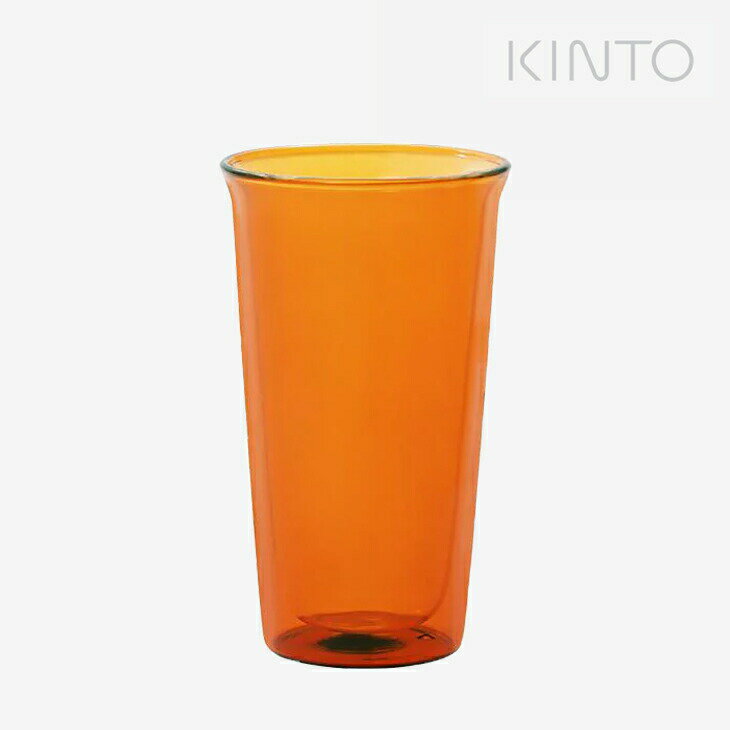 樂天商城 - ・KINTO｜Cast Double Wall Glass 11.5oz/ キントー/キャスト ダブルウォールグラス/アンバー #