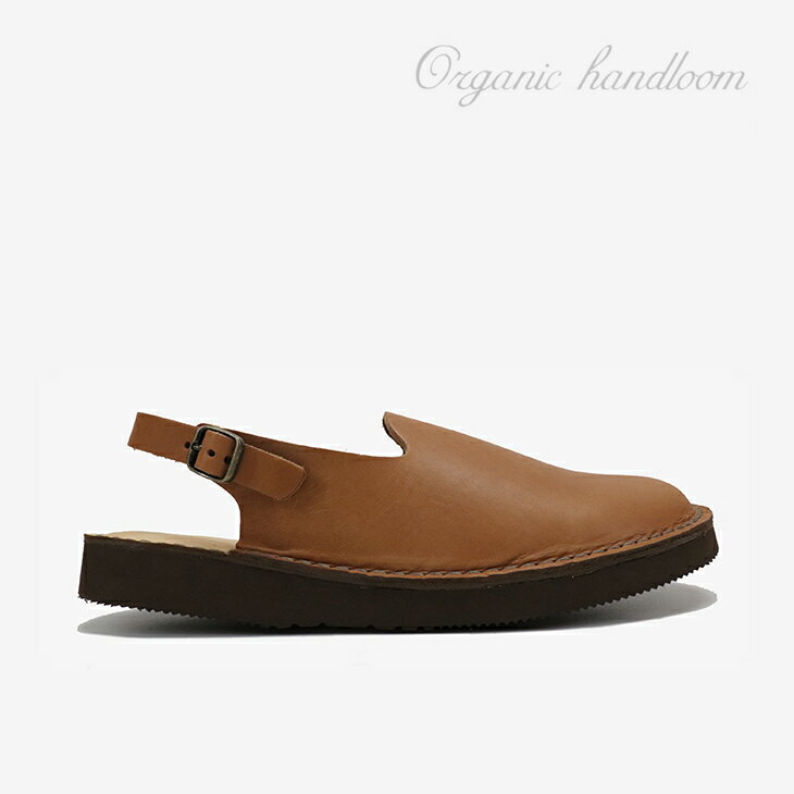 楽天GO ON・ORGANIC HANDLOOM｜Japan Made Meissen Clog Oil Leather/ オーガニックハンドルーム/ジャパン メイド マイセン クロッグ オイル レザー/ブラウン #