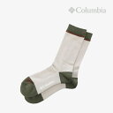 ＊COLUMBIA｜Enjoy Mountain Life Crew Socks/ コロンビア/エンジョイ マウンテン ライフ クルー ソックス/エインシェントフォッシル #