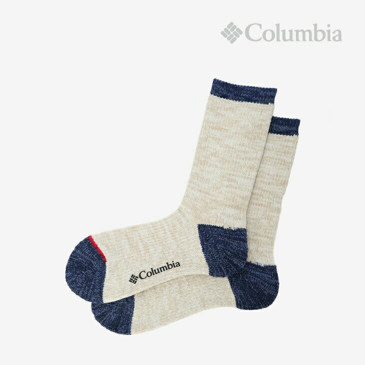 ＊COLUMBIA｜Henry Reserve Crew Socks/ コロンビア/ヘンリー リザーブ クルー ソックス/チョークxネイビー