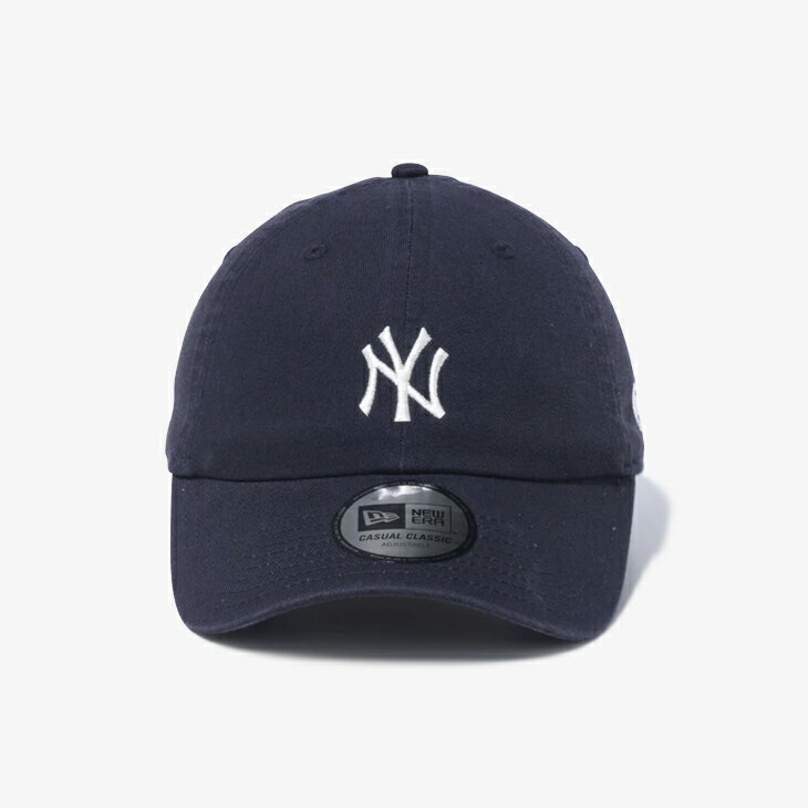 ・NEW ERA｜Casual Classic MLB Mid Logo New York Yankees/ ニュー エラ/カジュアル クラシック ミッド ロゴ ニューヨーク ヤンキース/ネイビーxクロームホワイト #