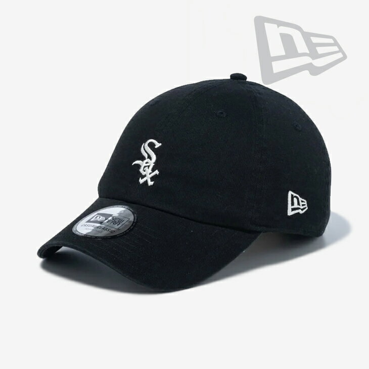 ・NEW ERA|Casual Classic MLB Mid Logo Chicago White Sox/ ニュー エラ/カジュアル クラシック ミッド ロゴ シカゴ ホワイトソックス/ブラッククローム #