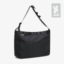 ・CHROME|Newspaper Messenger Crinkle Nylon/ クローム/ニュースペーパー メッセンジャー クリンクル ナイロン/ブラック #