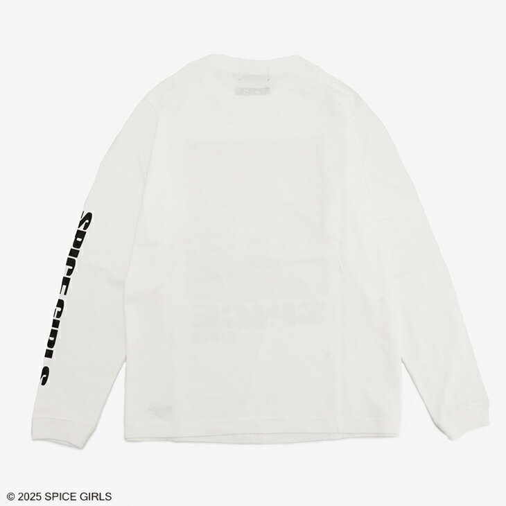 ＊GOOD ROCK SPEED｜Spice Girls Photo Art LS T-Shirt/ グッド ロック スピード/スパイス ガールズ フォト アート ロングスリーブ Tシャツ/ホワイト #