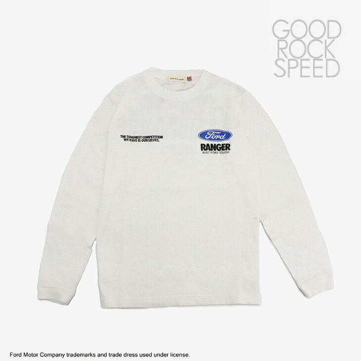 Rakuten - ：GOOD ROCK SPEED｜Ford Logo LS T-Shirt/ グッド ロック スピード/フォード ロゴ ロングスリーブ Tシャツ/ホワイト #