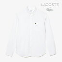 ・LACOSTE|Oxford Button-Down Shirt/ ラコステ/オックスフォード ボタンダウン シャツ/ホワイト #