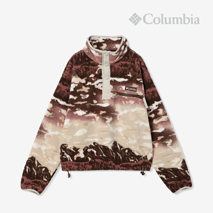 ・COLUMBIA｜W Helvetia II Printed Cropped Half Snap/ コロンビア/ヘルベチアII プリント クロップド..