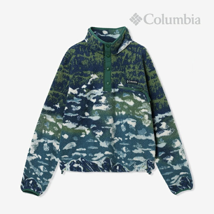 ・COLUMBIA｜W Helvetia II Printed Cropped Half Snap/ コロンビア/ヘルベチアII プリント クロップド..