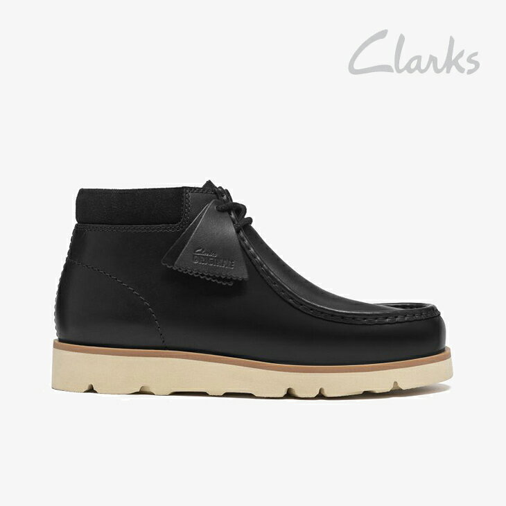 ・CLARKS｜Walla Orkhon Leather Vibram/ クラークス/ワラ オルホン レザー ビブラム/ブラック #