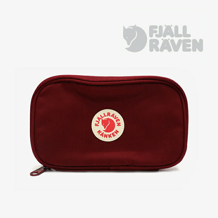 ・FJALLRAVEN｜Kanken Travel Wallet - Goods/ フェールラーベン/カンケン トラベル ウォレット/Ox Red #財布 ポーチ カードケース 旅行 パスポート 小物入れ コンパクト 赤