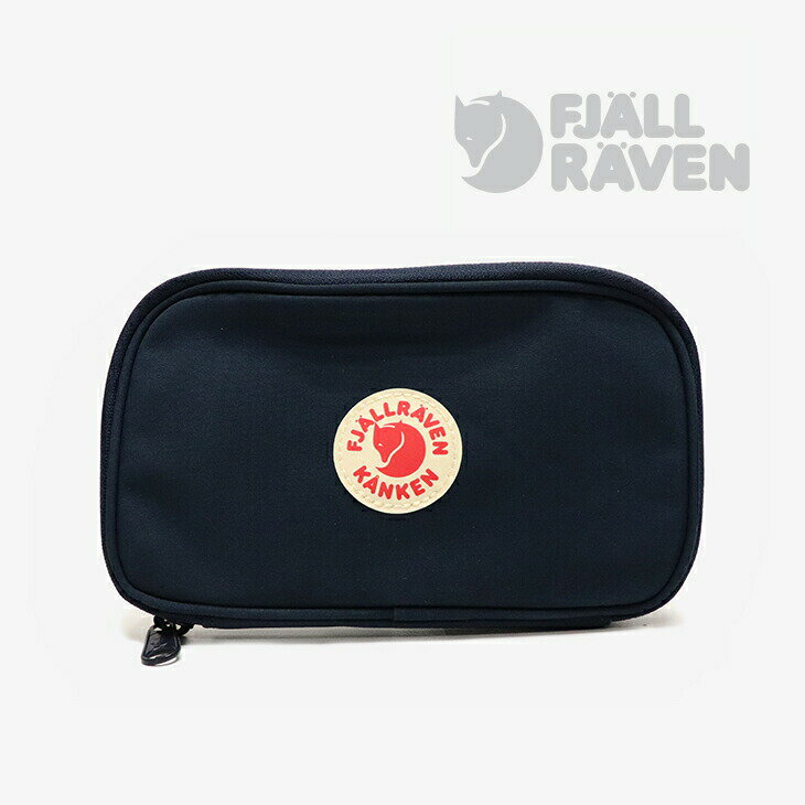 ・FJALLRAVEN｜Kanken Travel Wallet - Goods/ フェールラーベン/カンケン トラベル ウォレット/Navy #財布 ポーチ カードケース 旅行 パスポート 小物入れ コンパクト 紺 1