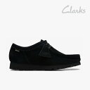 *CLARKS|Wallabee GTX Suede Vibram/ クラークス/ワラビー ゴアテックス モカシン スエード ビブラム/ブラック #