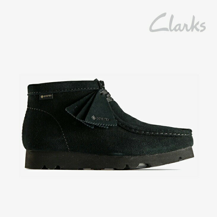 クラークス ・CLARKS｜W Wallabee Boot GTX Suede Vibram/ クラークス/ワラビー ブーツ ゴアテックス スウェード ビブラム/ブラック #