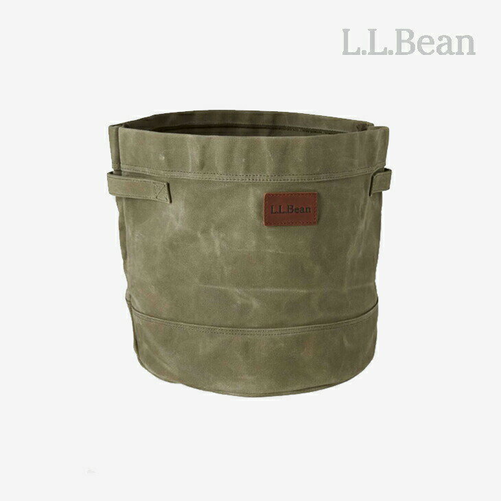 ▲スーパーSALE半額以下］L.L.BEAN｜Waxed Canvas Storage Tote/ エルエルビーン/ワックスド キャンバス ストレージ トート/ダスティオリーブ #