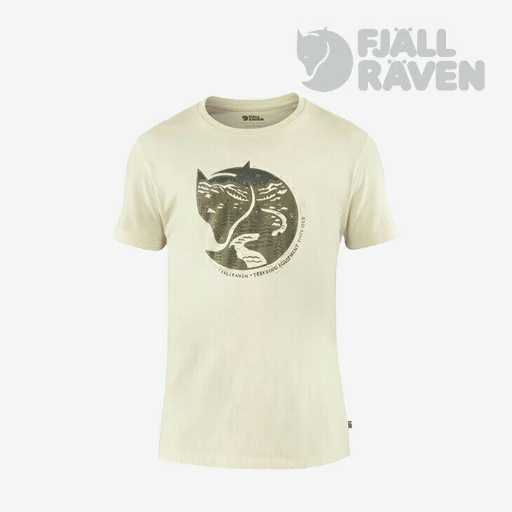 ・FJALLRAVEN｜Arctic Fox T-Shirt/ フェールラーベン/アークティック フォックス Tシャツ/チョークホワイト #