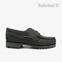 ＊TIMBERLAND｜3-Eye Lug Handsewn Boat Shoe Nubuck/ ティンバーランド/スリー アイ ラグ ハンドソーン ボート シューズ ヌバック/ダークグレー #