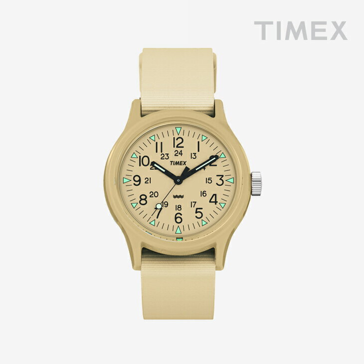 ・TIMEX｜Original Camper Quartz Fabric Strap/ タイメックス/オリジナル キャンパー クオーツ ファブリック ストラップ/タン #