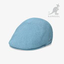 ・KANGOL|Bamboo 507 Hunting Cool/ カンゴール/バンブー ハンチング クール/デニムブルー #
