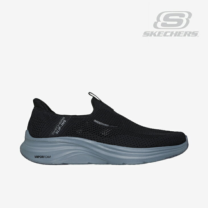 Rakuten - ：SKECHERS｜Slip-Ins Vapor Foam Volann/ スケッチャーズ/スリップインズ ベーパーフォーム ボラン/ブラックxグレー #