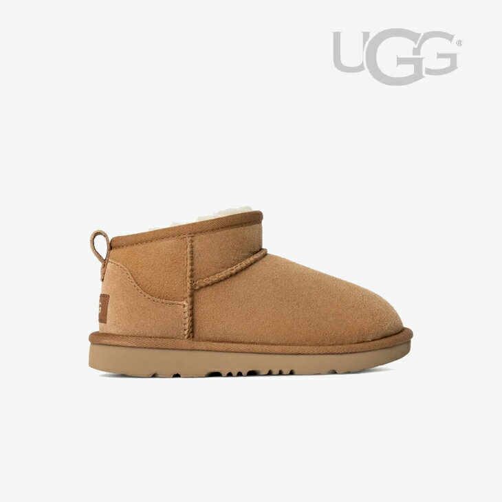 ・UGG｜K Classic Ultra Mini Sheepskin/ アグ/クラシック ウルトラ ミニ シープスキン/チェスナット #