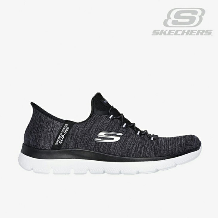 樂天商城 - ：SKECHERS｜W Slip-Ins Summits Everyday Set/ スケッチャーズ/スリップインズ サミッツ エブリデイ セット/ブラックxホワイト #