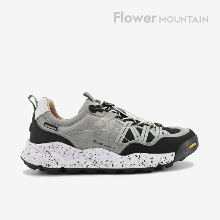・FLOWER MOUNTAIN｜Iwano 2 Waterproof Hydro Guard Vibram/ フラワー マウンテン/イワノ 2 ウォータープルーフ ハイドロ ガード ビブラム/アンスラサイトxグレー #