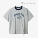 ＊CHAMPION｜SS Ringer T-Shirt Gannett Peak/ チャンピオン/ショートスリーブ リンガー Tシャツ ガネットピーク/オックスフォードグレー #