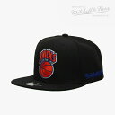 MITCHELL NESS｜NBA Chain Stitch Fitted HWC NY Knicks/ ミッチェルアンドネス/チェーン ステッチ フィット ニューヨーク ニックス/ブラック