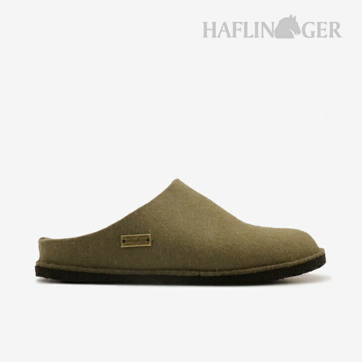 ▲スーパーSALE半額以下］HAFLINGER｜Soft/ ハフリンガー/ソフト/カーキ #ルームシューズ スリッパ