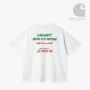 ＊CARHARTT WIP｜SS Build From Scratch T-Shirt/ カーハート/ショートスリーブ ビルド フローム スクラッチ Tシャツ/ホワイト #