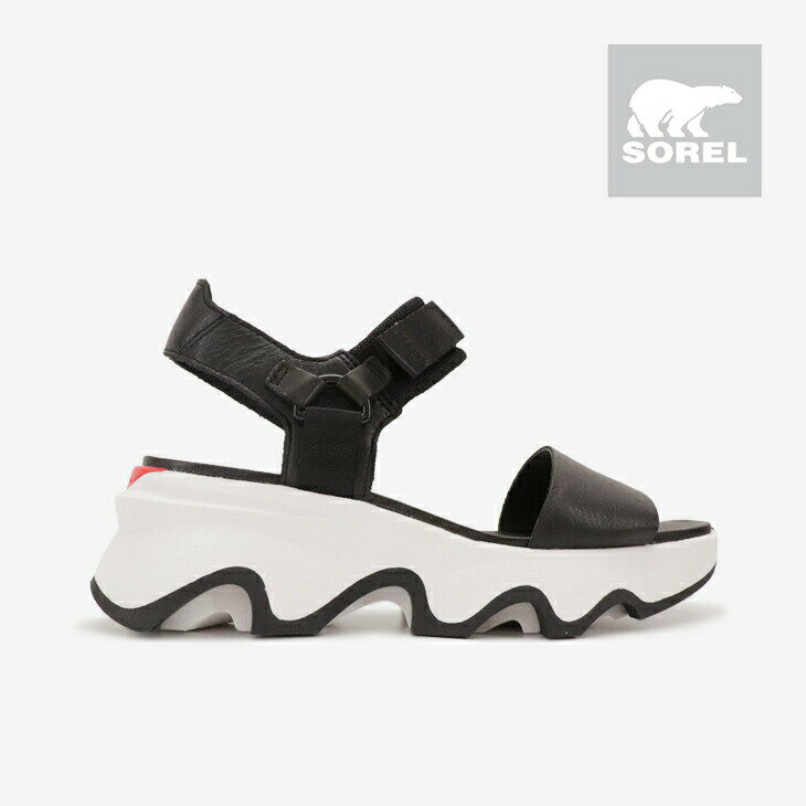 ・SOREL｜W Kinetic Impact Y-Strap High Sandal/ ソレル/キネティックインパクトワイストラップハイサンダル/ブラックxシーソルト #