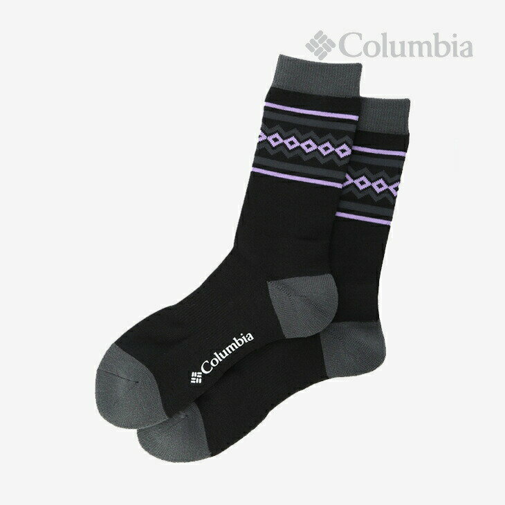 ＊COLUMBIA｜Awatere Pines Crew Socks/ コロンビア/アワテレ パインズ クルー ソックス/ブラック
