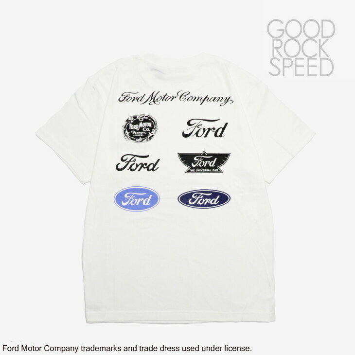 ・GOOD ROCK SPEED｜Ford Motor Past Logo SS T-Shirt/ グッド ロック スピード/フォード モーター パ..
