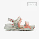 ・HUNTER|W Bloom Algae Foam Marble Sandal/ ハンター/ブルーム アルジー フォーム マーブル サンダル/ホワイト #(4)